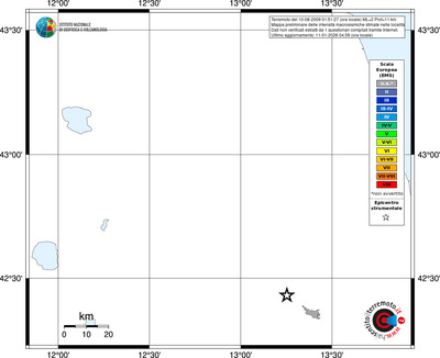 Mappa EMS - territori località