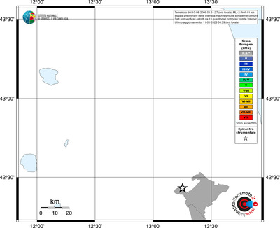 Mappa EMS - territori comuni