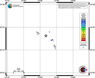 Mappa MCS - territori località