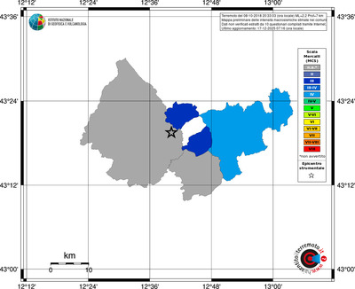 Mappa MCS - territori comuni