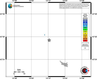 Mappa MCS - territori località
