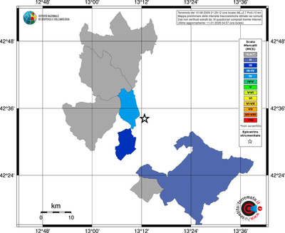 Mappa MCS - territori comuni