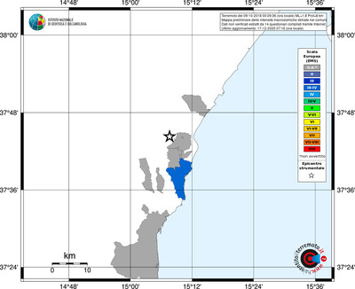 Mappa EMS - territori comuni