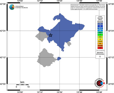 Mappa MCS - territori comuni