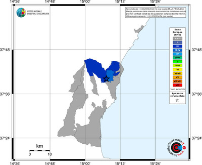 Mappa EMS - territori comuni