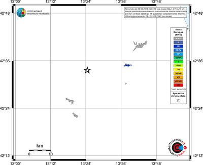Mappa EMS - territori località