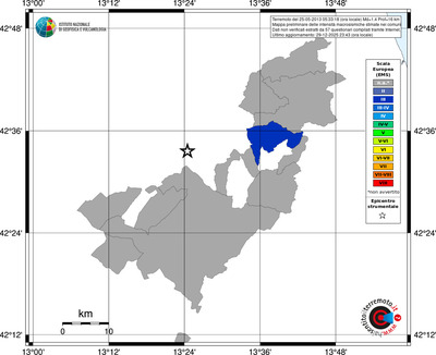 Mappa EMS - territori comuni