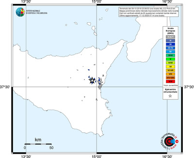 Mappa EMS - territori località