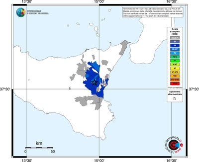 Mappa EMS - territori comuni