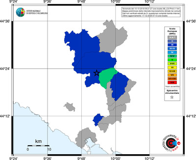 Mappa EMS - territori comuni
