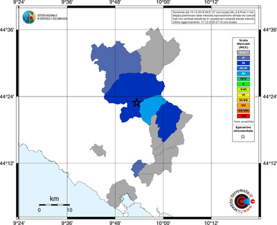 Mappa MCS - territori comuni