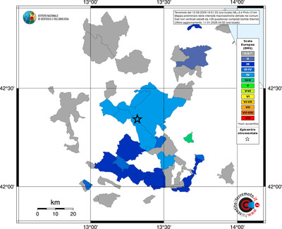 Mappa EMS - territori comuni