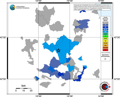 Mappa MCS - territori comuni
