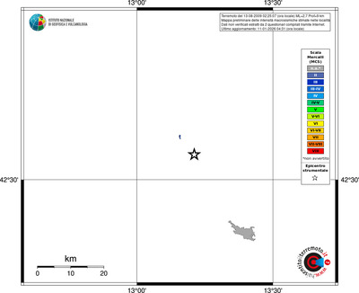 Mappa MCS - territori località
