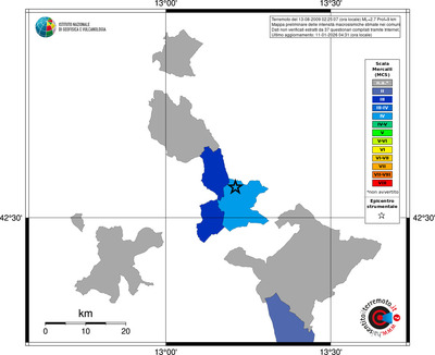 Mappa MCS - territori comuni
