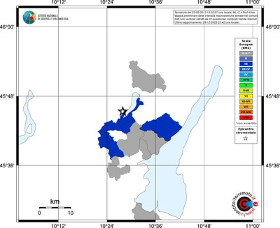Mappa EMS - territori comuni