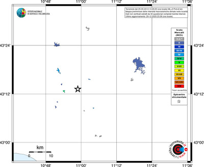 Mappa MCS - territori località
