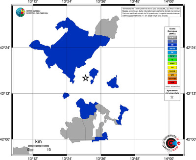 Mappa EMS - territori comuni