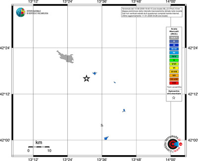 Mappa MCS - territori località