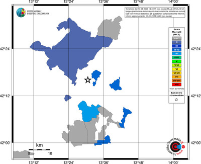 Mappa MCS - territori comuni