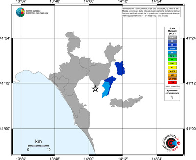 Mappa MCS - territori comuni