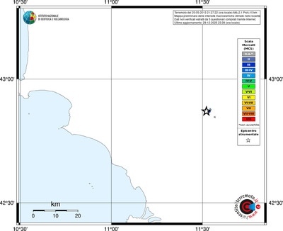 Mappa MCS - territori località