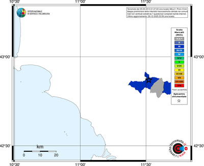 Mappa MCS - territori comuni