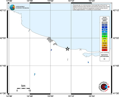 Mappa EMS - territori località