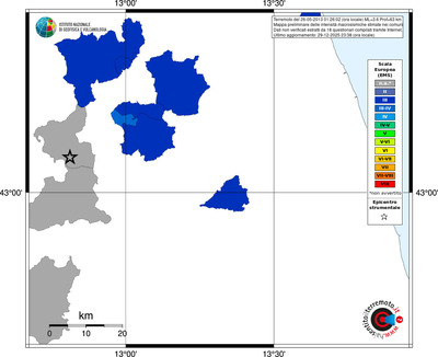 Mappa EMS - territori comuni