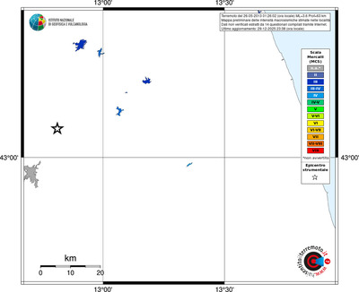 Mappa MCS - territori località