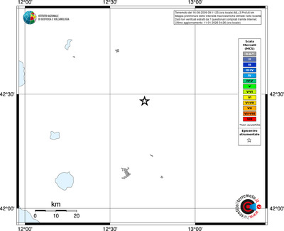 Mappa MCS - territori località