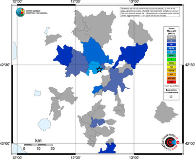 Mappa MCS - territori comuni