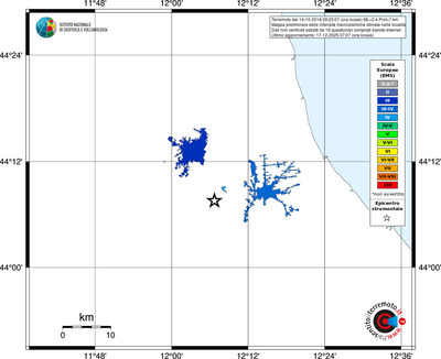 Mappa EMS - territori località