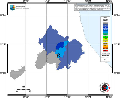 Mappa MCS - territori comuni