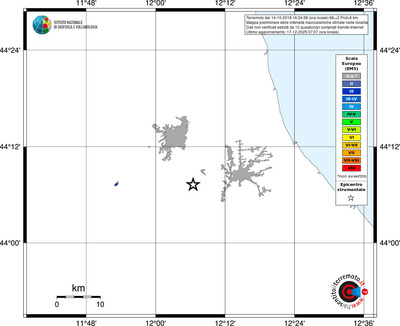 Mappa EMS - territori località