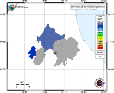 Mappa MCS - territori comuni
