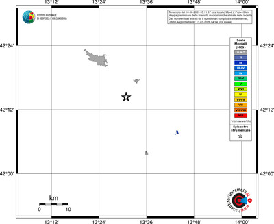 Mappa MCS - territori località