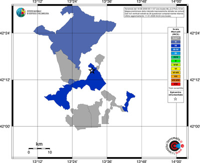 Mappa MCS - territori comuni