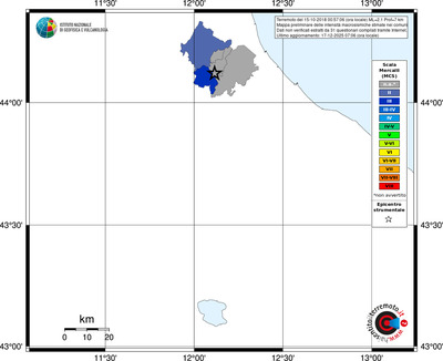 Mappa MCS - territori comuni