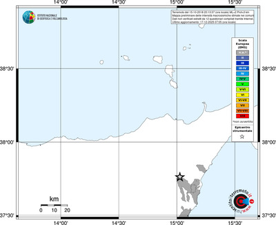 Mappa EMS - territori comuni