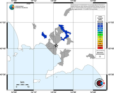 Mappa EMS - territori comuni