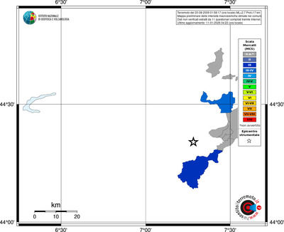 Mappa MCS - territori comuni
