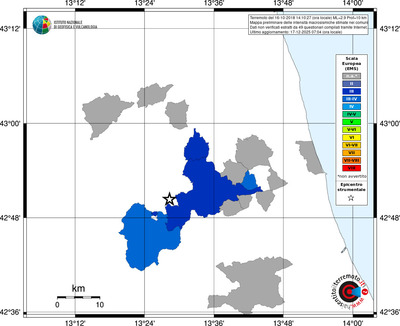 Mappa EMS - territori comuni