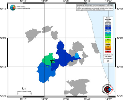 Mappa MCS - territori comuni