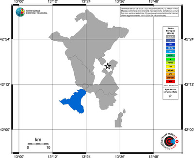 Mappa EMS - territori comuni