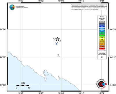 Mappa MCS - territori località