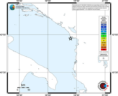 Mappa EMS - territori località