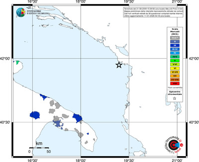 Mappa MCS - territori comuni