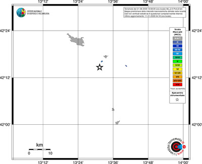 Mappa MCS - territori località