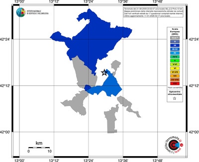 Mappa EMS - territori comuni